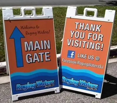 Sidewalk Signs Photo